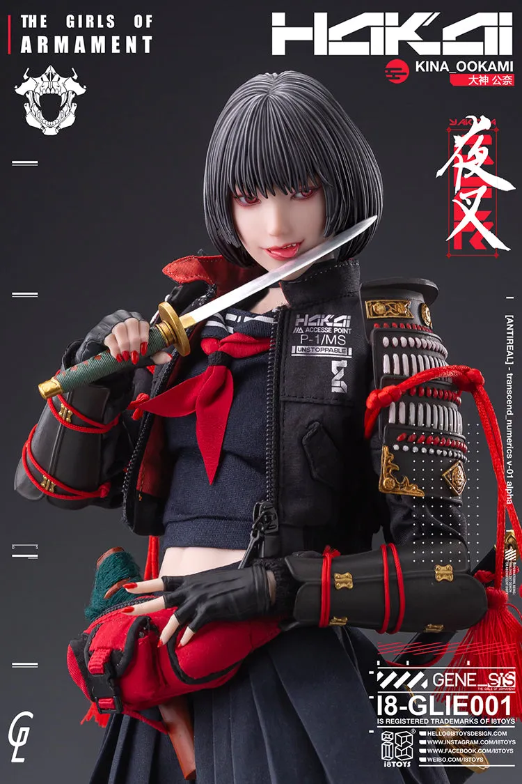 I8TOYS x Gharliera "THE GIRLS OF ARMAMENT" I8-GLIE001 OOKAMI KINA 1/6 SCALE ACTION FIGURE