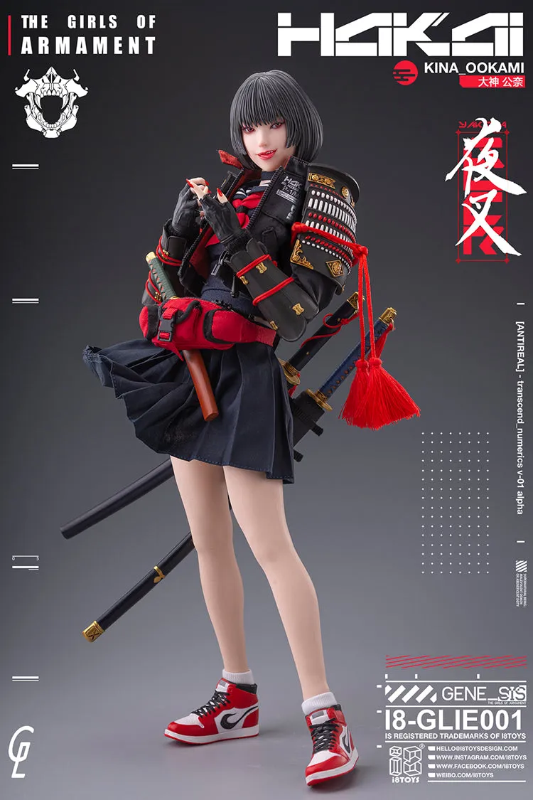 I8TOYS x Gharliera "THE GIRLS OF ARMAMENT" I8-GLIE001 OOKAMI KINA 1/6 SCALE ACTION FIGURE