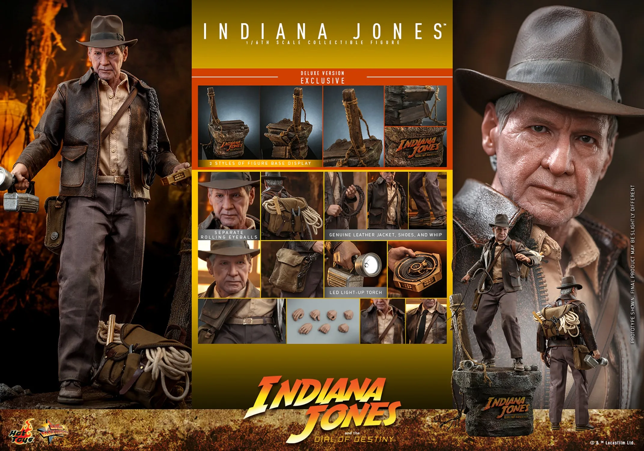 Indiana Jones (Deluxe Version) 1/6 Scale Figure by Hot Toys