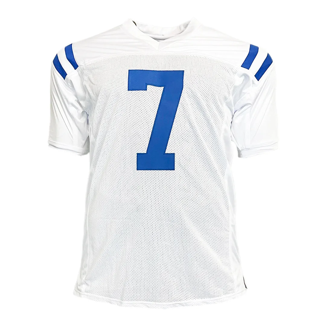 Jacoby Brissett Signed Indianapolis White Football Jersey (Beckett)