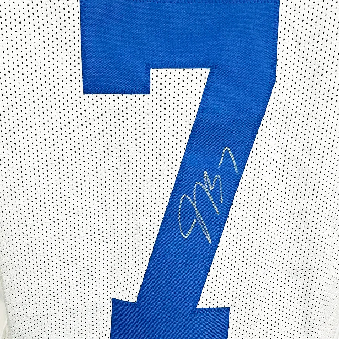 Jacoby Brissett Signed Indianapolis White Football Jersey (Beckett)