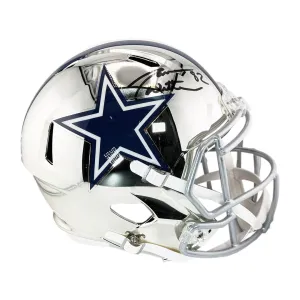 Jason Witten Signed Dallas Cowboys Chrome Speed Full-Size Replica Football Helmet (Beckett)