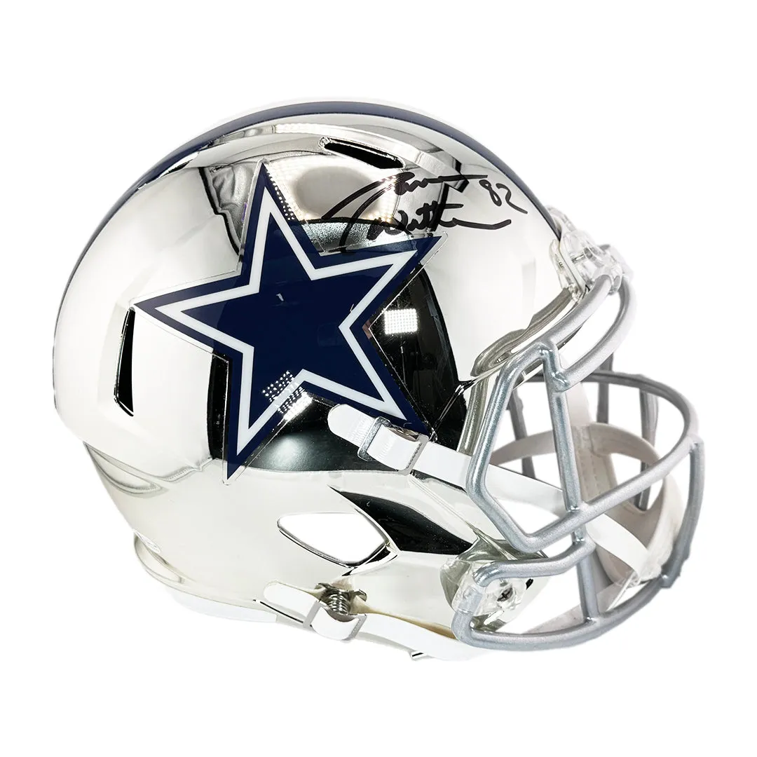 Jason Witten Signed Dallas Cowboys Chrome Speed Full-Size Replica Football Helmet (Beckett)