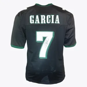 Jeff Garcia Signed Philadelphia Black Football Jersey (JSA)