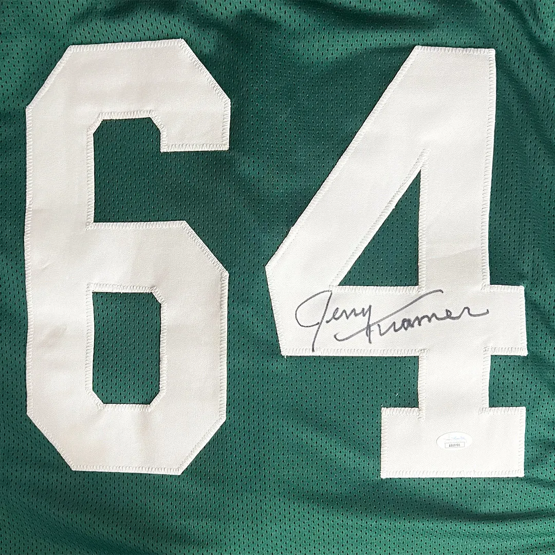 Jerry Kramer Signed Green Bay Green Football Jersey (JSA)