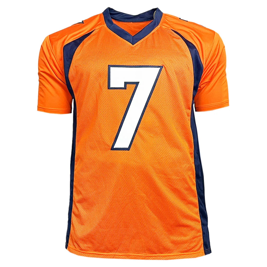 John Elway Signed Denver Orange Football Jersey (PSA)