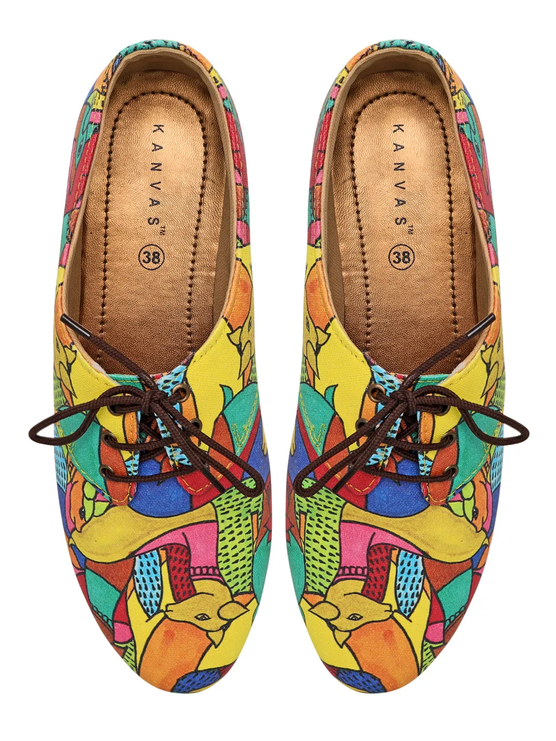 Jungle Deers Oxford Shoes