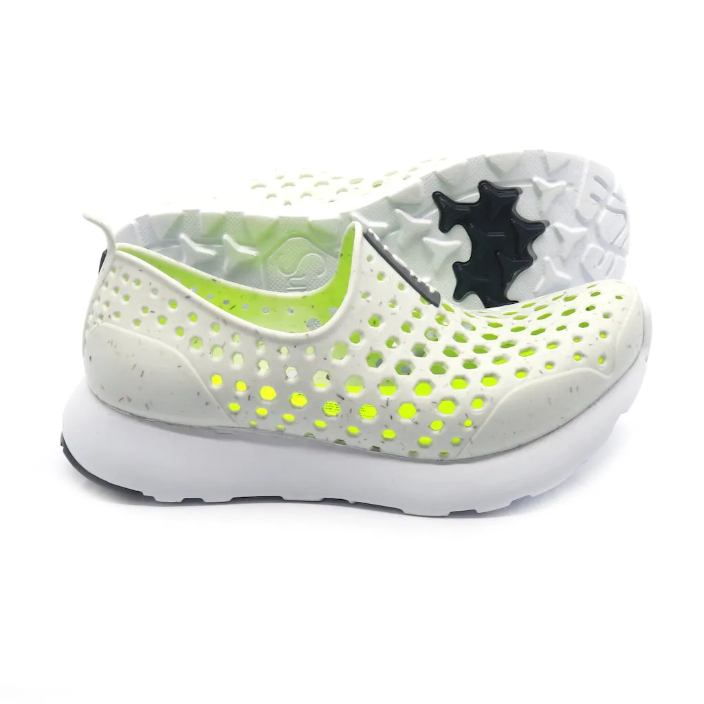 Kids White Fiber Sneaker