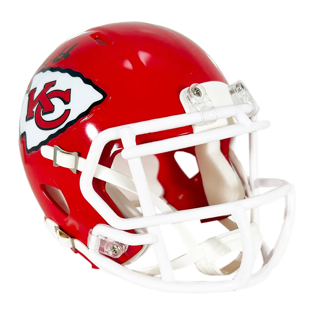 Kingsley Suamataia Signed Kansas City Chiefs Speed Mini Football Helmet (Beckett)