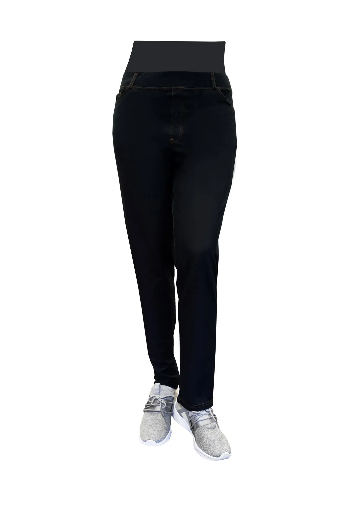 La Cera Plus Size Stretch Knit Jegging