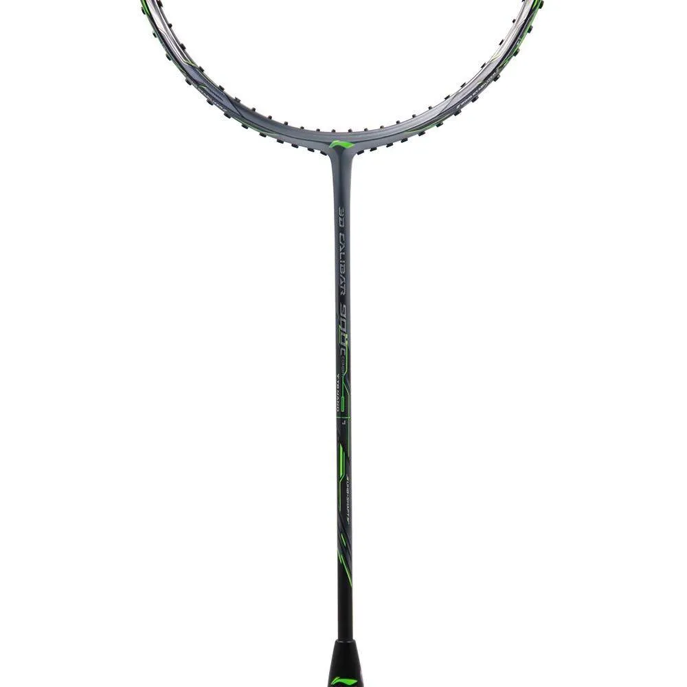 Li-Ning 3D Calibar 900 Combat Professional Badminton Racquet Black/Grey Unstrung