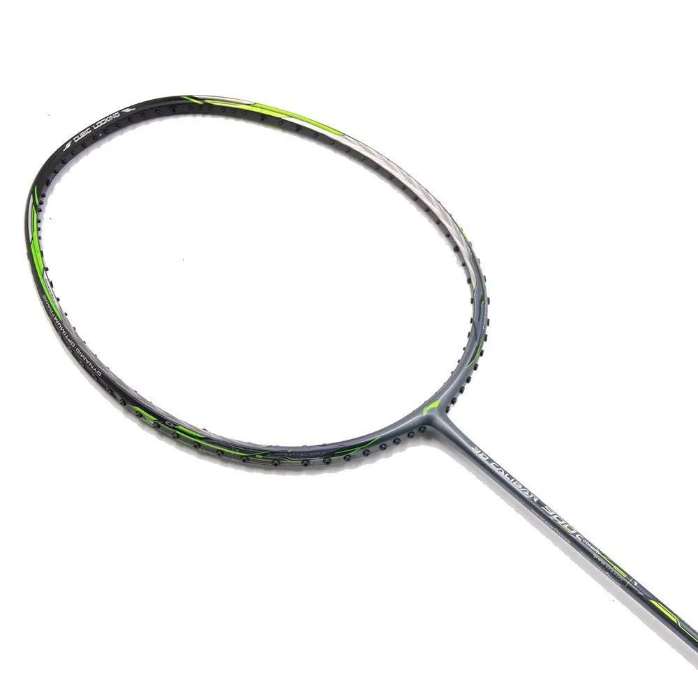 Li-Ning 3D Calibar 900 Combat Professional Badminton Racquet Black/Grey Unstrung