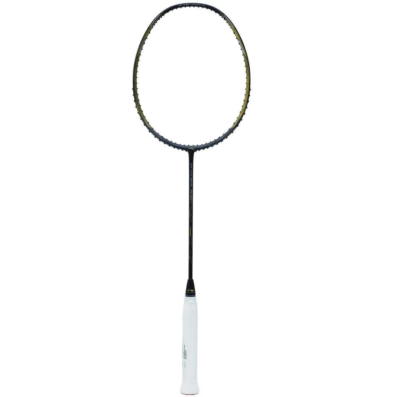 Li-Ning 3D Calibar 900 Instinct Professional Badminton Racquet, Black/Gold (Unstrung)