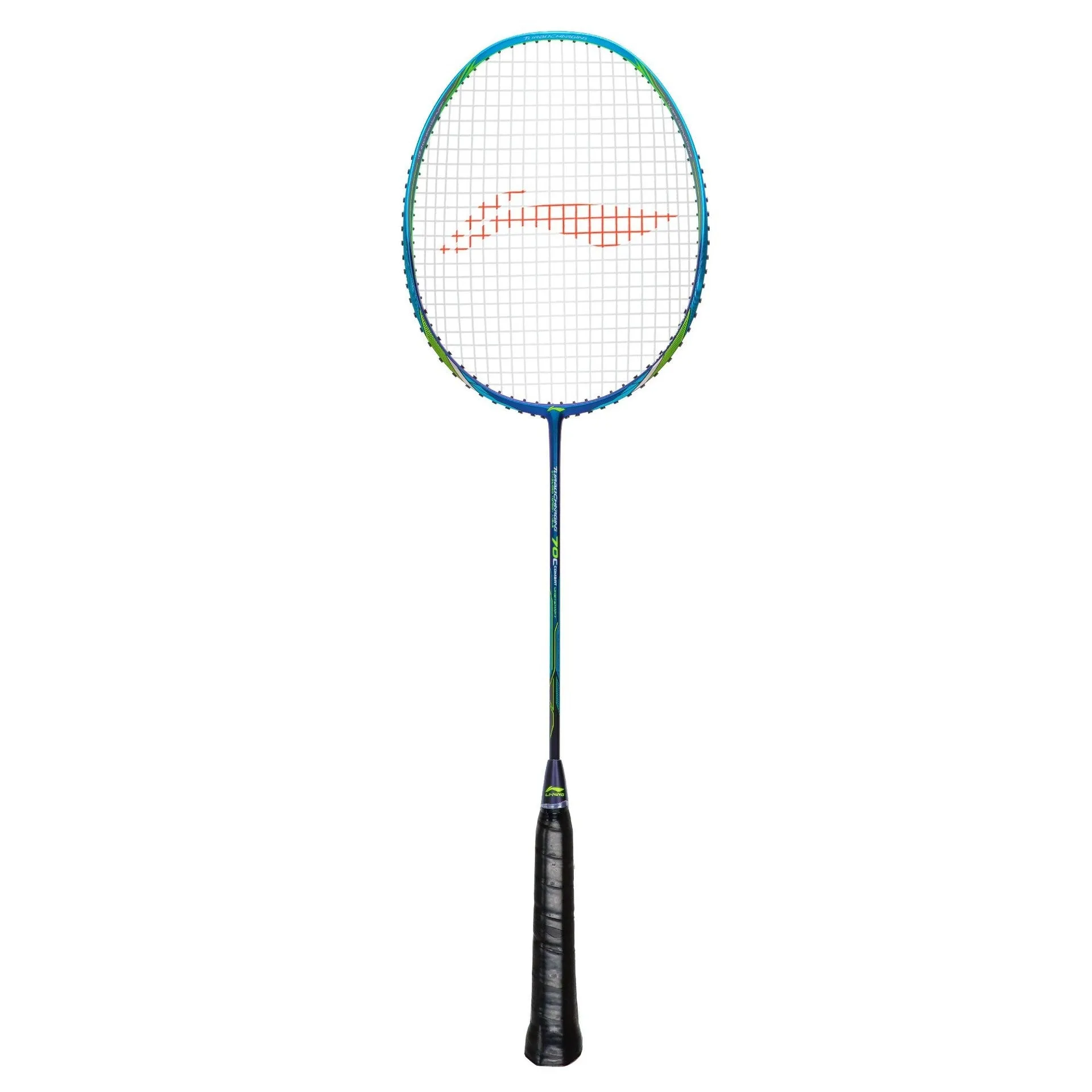 Li-Ning Turbo Charging 70C Combat Carbon Fibre Badminton Racquet - Glamour Blue