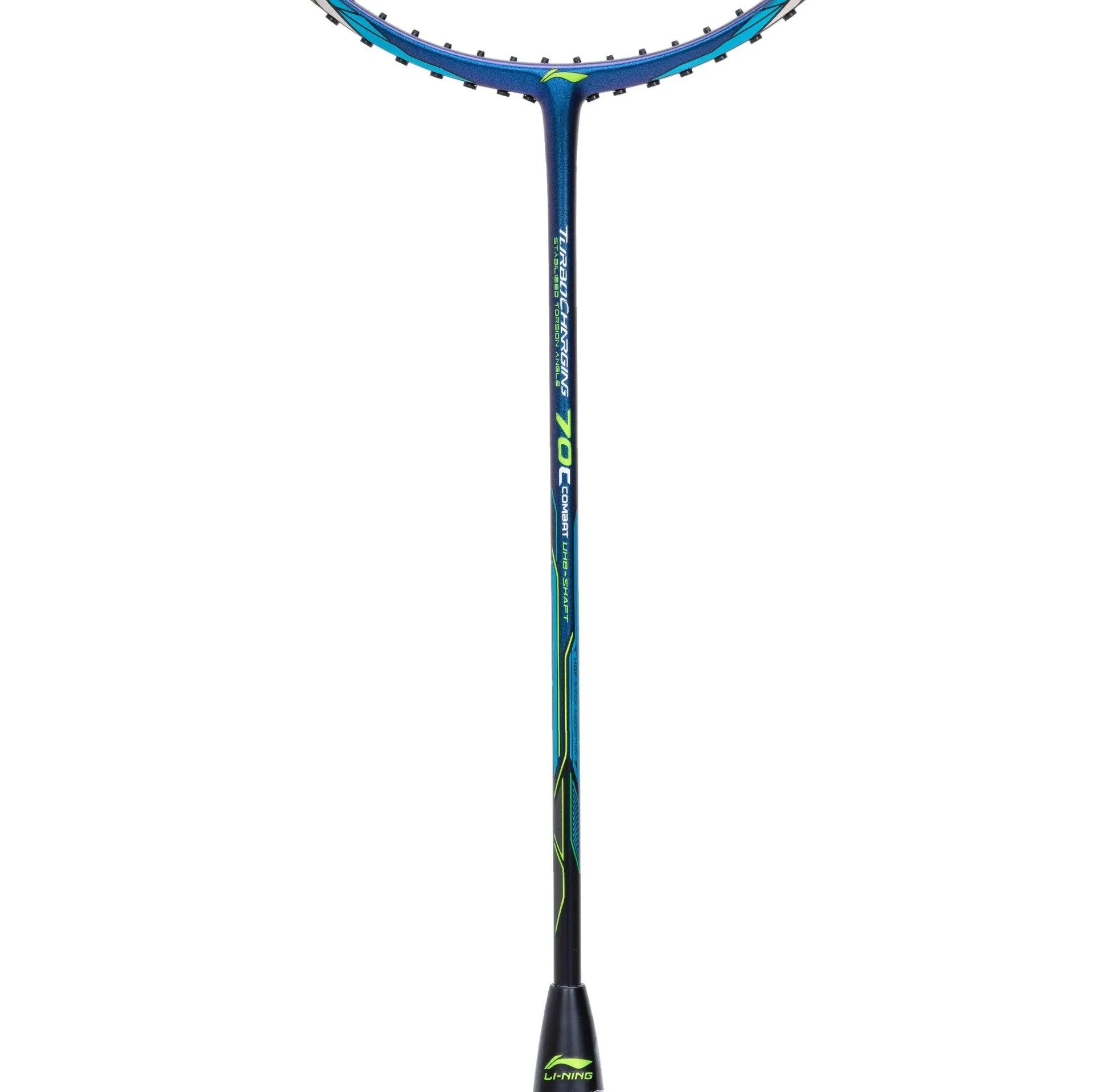 Li-Ning Turbo Charging 70C Combat Carbon Fibre Badminton Racquet - Glamour Blue