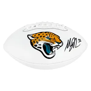 Maurice Jones-Drew Signed Jacksonville Jaguars Official NFL Team Logo Football (Beckett)