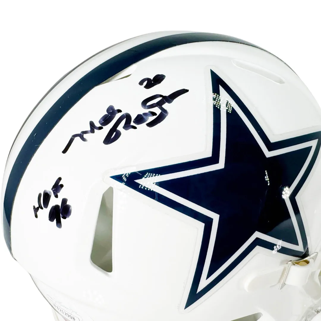 Mel Renfro Signed HOF 96 Inscription Dallas Cowboys Alt 2022 Speed Mini Football Helmet (JSA)