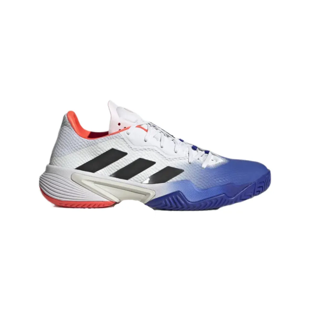 Men's Barricade Tennis Shoe (Lucid Blue/Core Black/Solar Red)