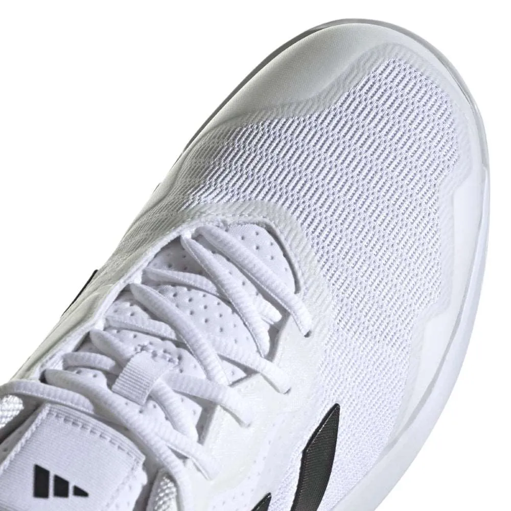 Men's CourtJam Control Tennis Shoe (Cloud White/Core Black/Matte Silver)