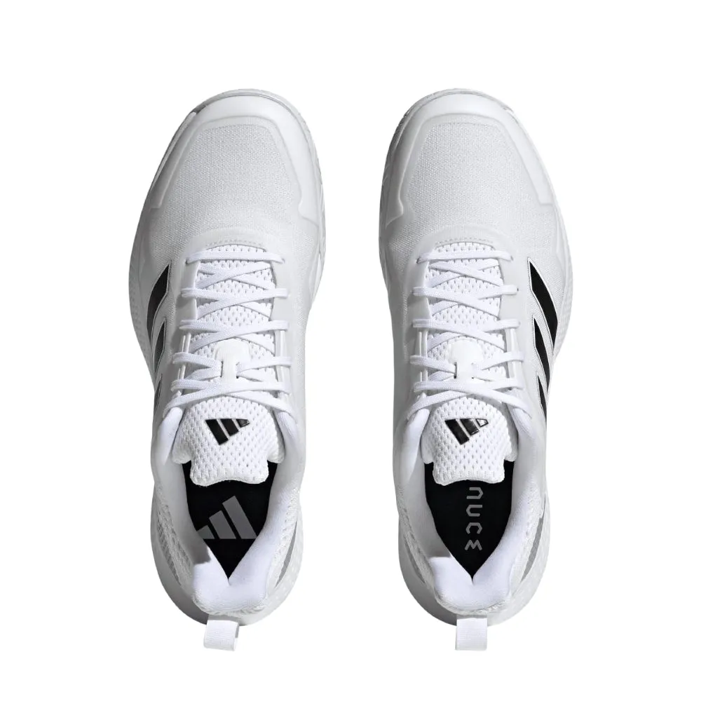 Men's Defiant Speed Tennis Shoe (Cloud White/Core Black/Matte Silver)