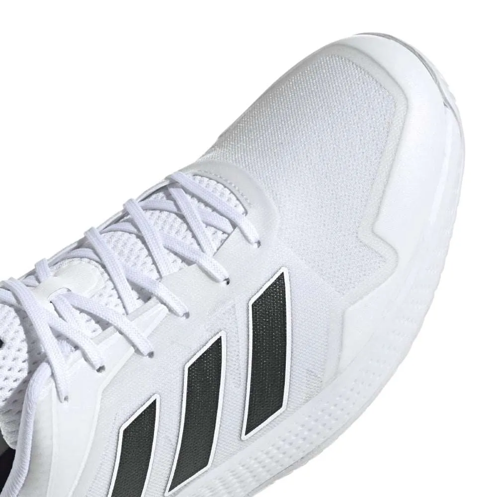 Men's Defiant Speed Tennis Shoe (Cloud White/Core Black/Matte Silver)