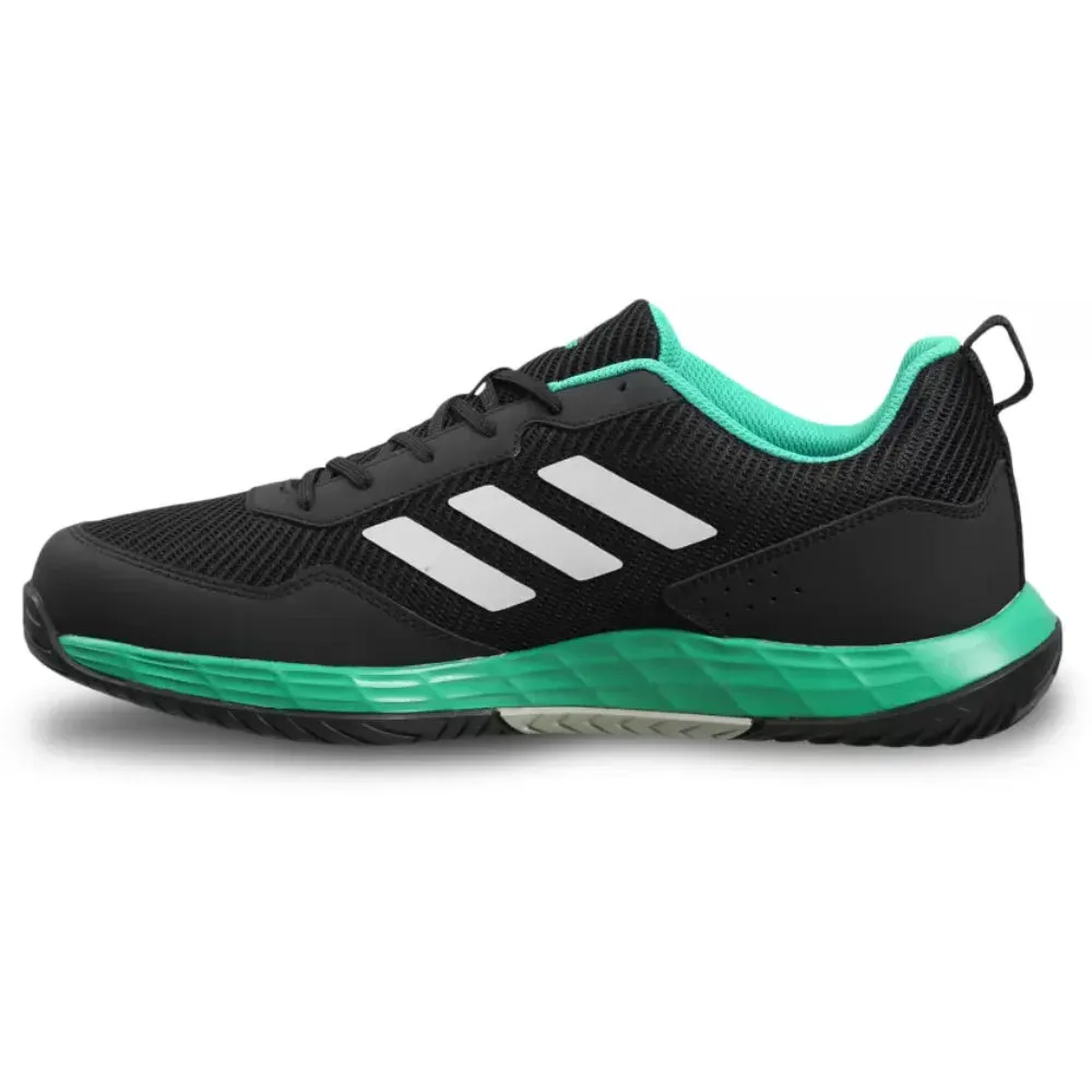 Men's Faztcort Star Tennis Shoe (Core Black/Stone/Court Green)