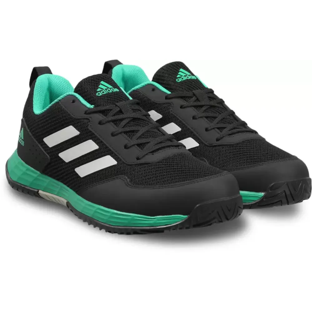 Men's Faztcort Star Tennis Shoe (Core Black/Stone/Court Green)