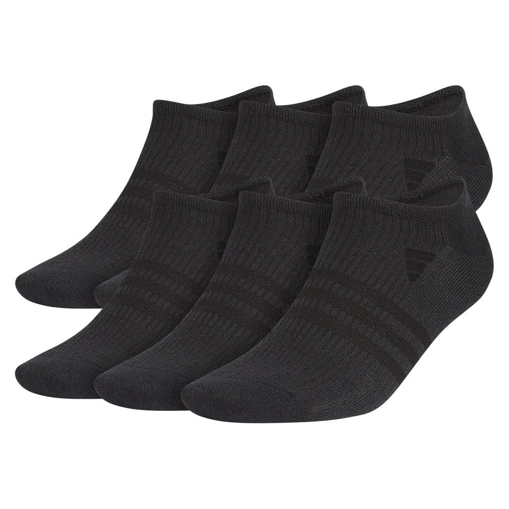 Men`s Superlite 3.0 6 Pack No Show Tennis Socks Black and Night Grey