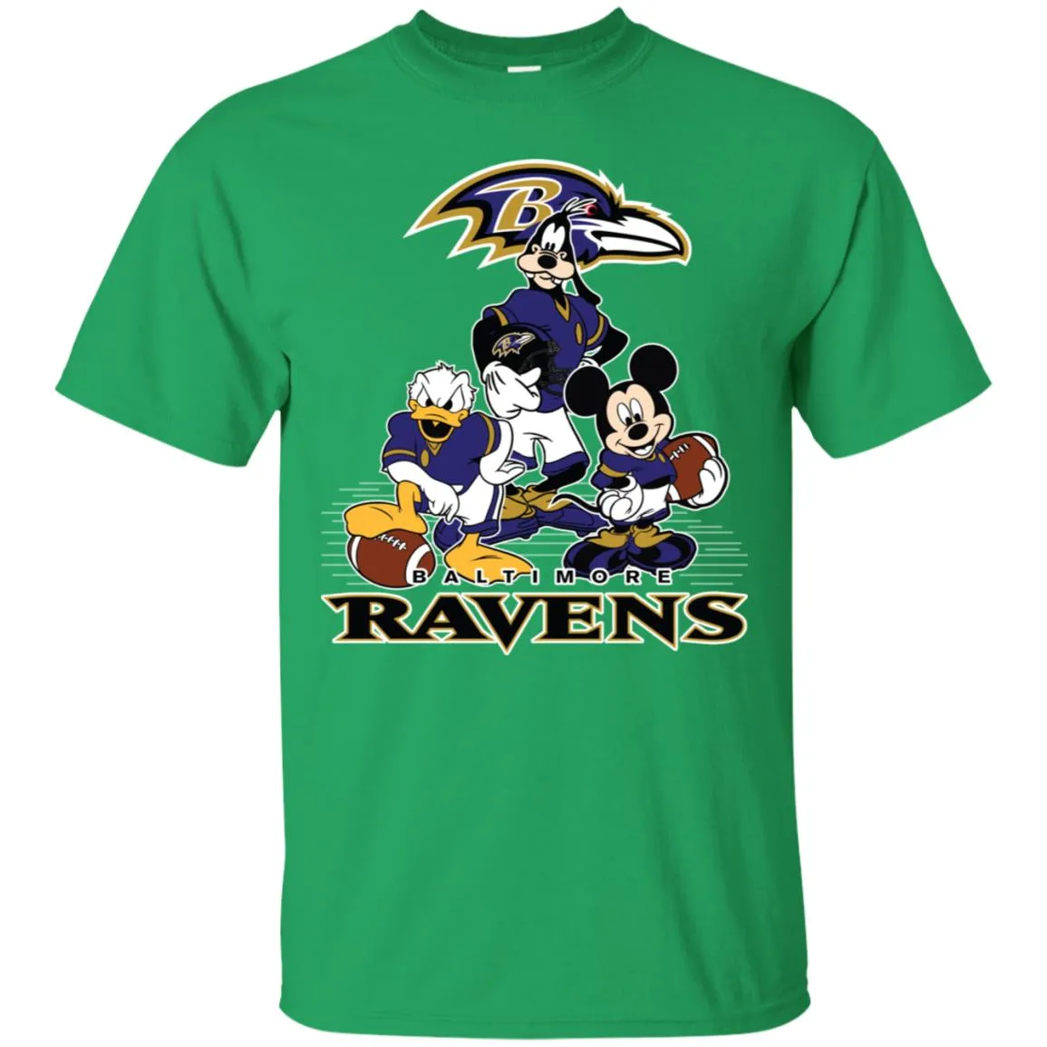 Mickey Mouse Baltimore Ravens American Football Nfl Sports Shirt