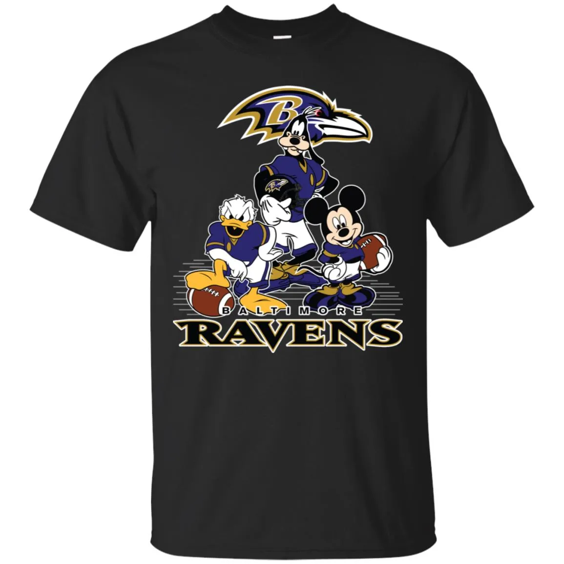 Mickey Mouse Baltimore Ravens American Football Nfl Sports Shirt