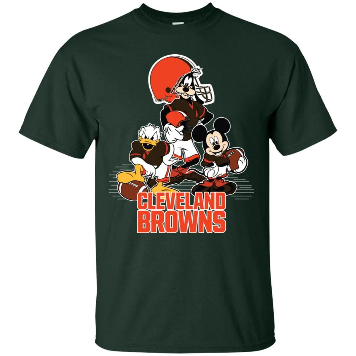 Mickey Mouse Cleveland Browns American Football Nfl Sports Shirt