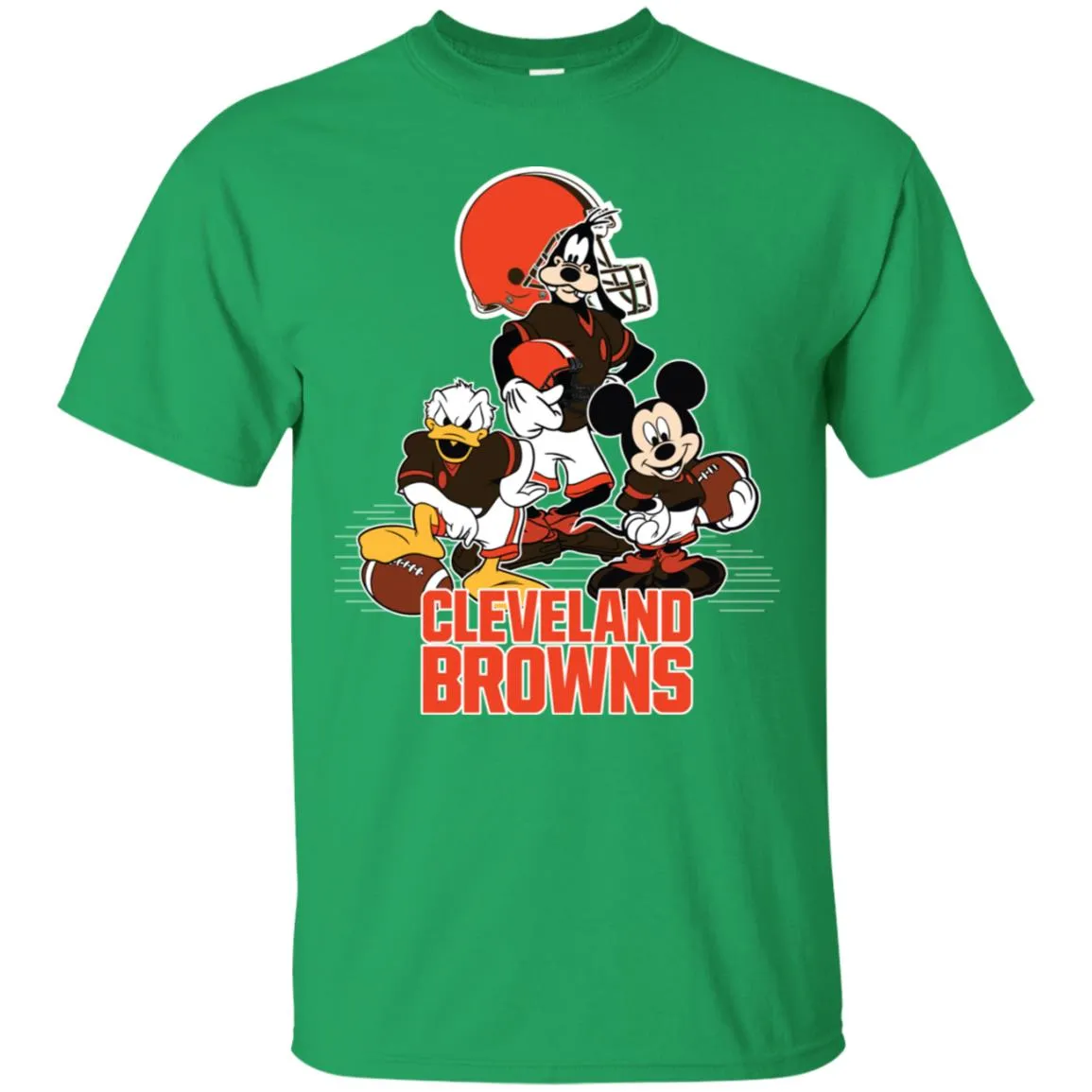 Mickey Mouse Cleveland Browns American Football Nfl Sports Shirt