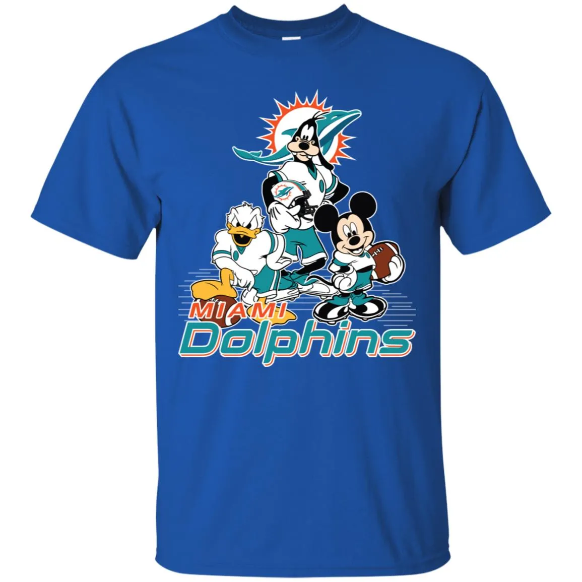 Mickey Mouse Miami Dolphins American Football Nfl Sports Shirt