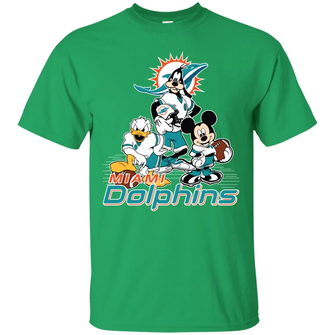 Mickey Mouse Miami Dolphins American Football Nfl Sports Shirt