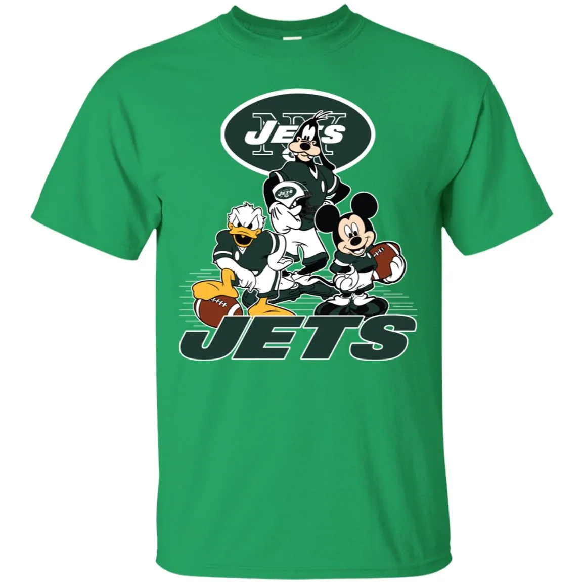 Mickey Mouse New York Jets American Football Nfl Sports Shirt