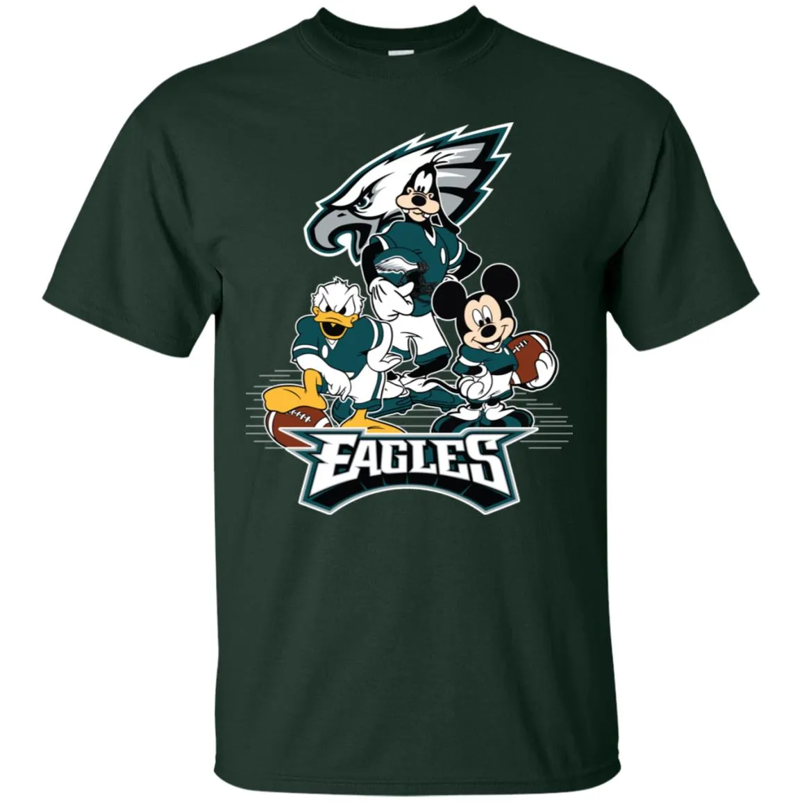 Mickey Mouse Philadelphia Eagle American Football Nfl Sports Shirt