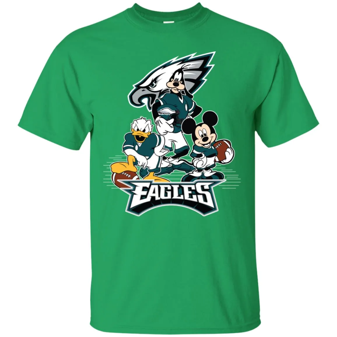 Mickey Mouse Philadelphia Eagle American Football Nfl Sports Shirt