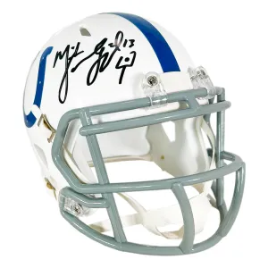 Mike Vanderjagt Signed Indianapolis Colts Speed Mini Football Helmet (JSA)