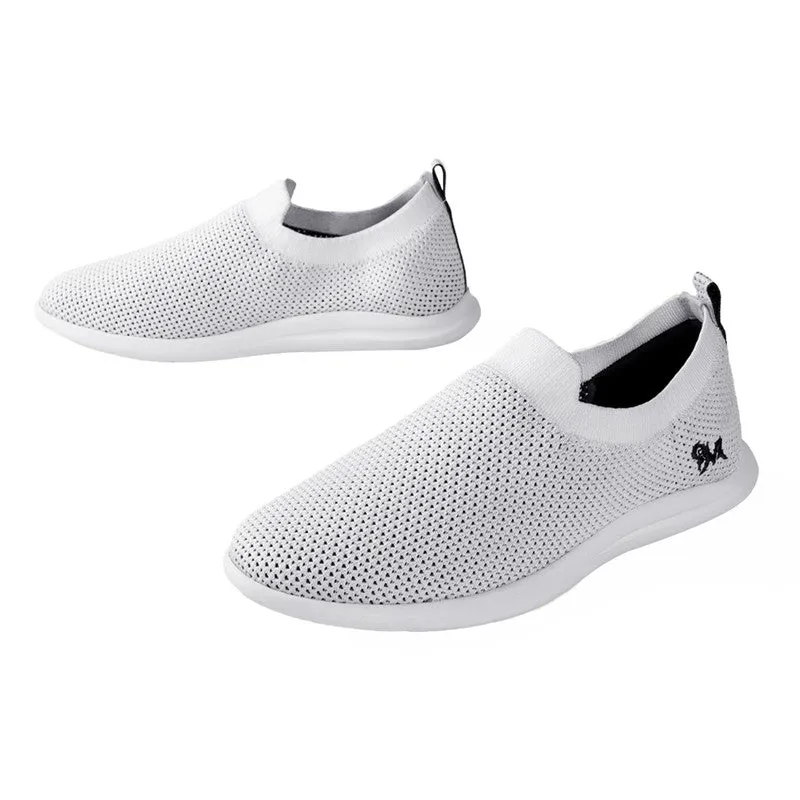 Neeman's Slip-On Casual Shoes for Men | White | Padded Insole