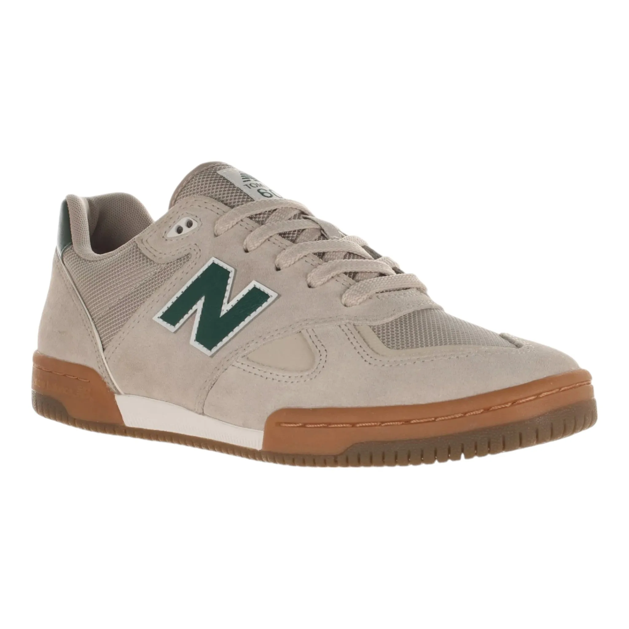 New Balance Numeric 600 Tom Knox Shoes - Timber Wolf / Forest Green