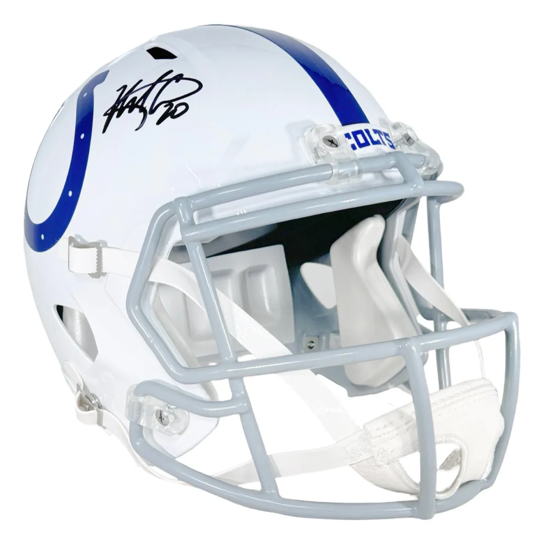 Nick Cross Signed Indianapolis Colts Speed Full-Size Replica Football Helmet (JSA)