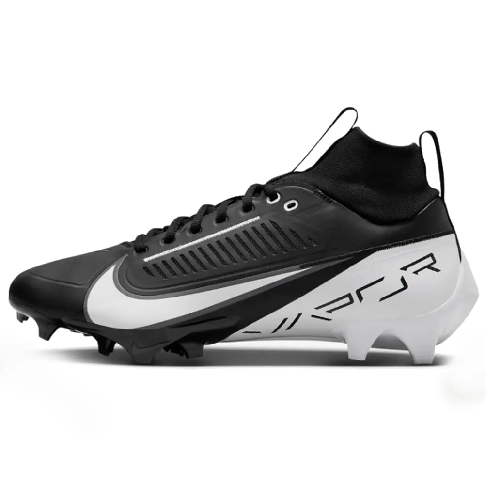 Nike Vapor Edge Pro 360 2 Football Cleats Size 8 Black/White Pair of Shoes