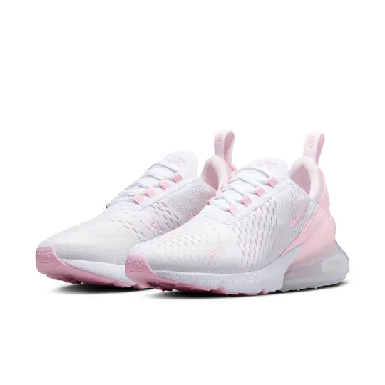 Nike Women's Air Max 270 Shoes - White / Pearl Pink / Football Grey / Medium Soft Pink