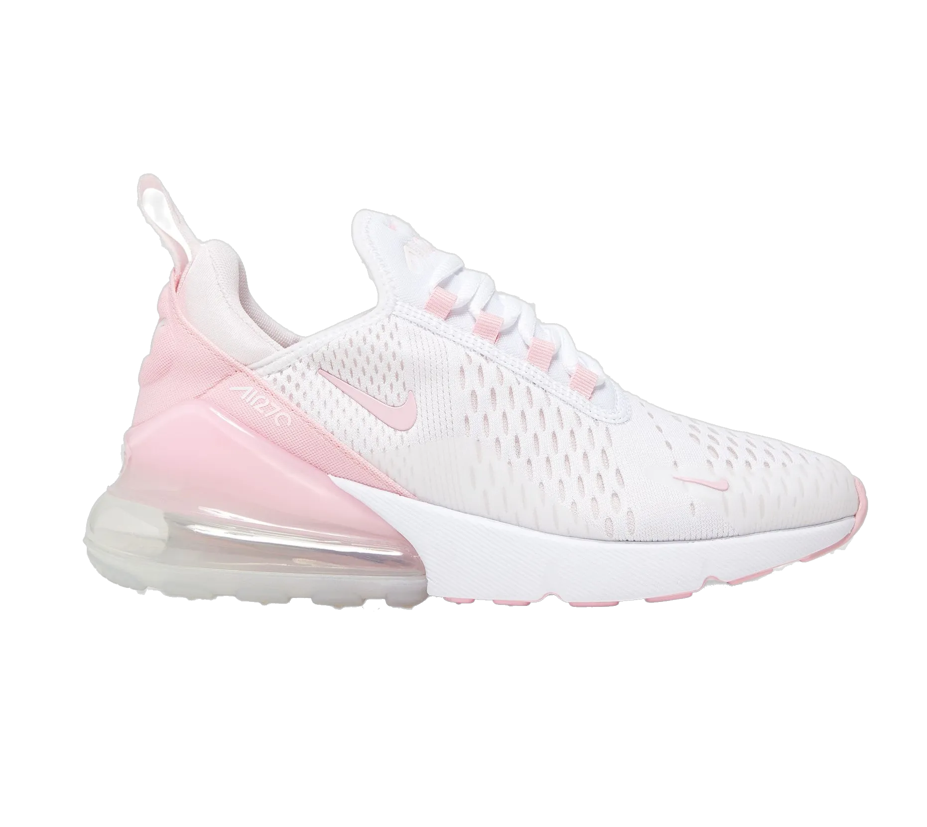 Nike Women's Air Max 270 Shoes - White / Pearl Pink / Football Grey / Medium Soft Pink