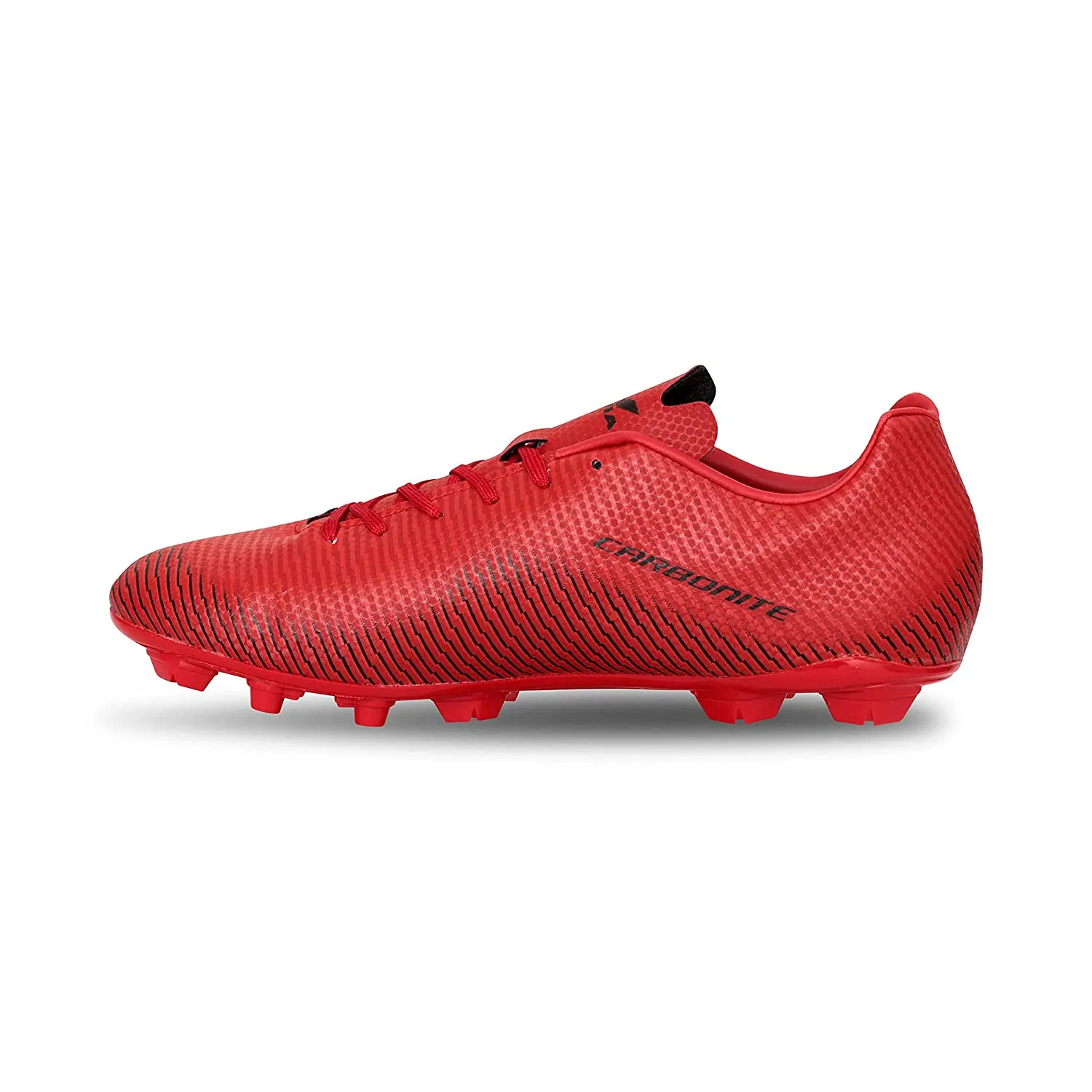 Nivia Carbonite 4.0 Football Stud (Red/Black) Size: Uk/India 10