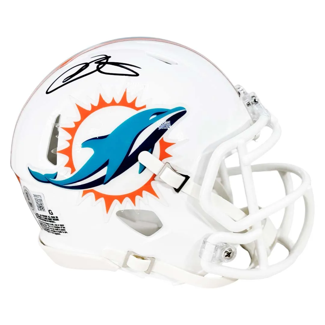 Odell Beckham Jr Signed Miami Dolphins Speed Mini Football Helmet (Beckett)