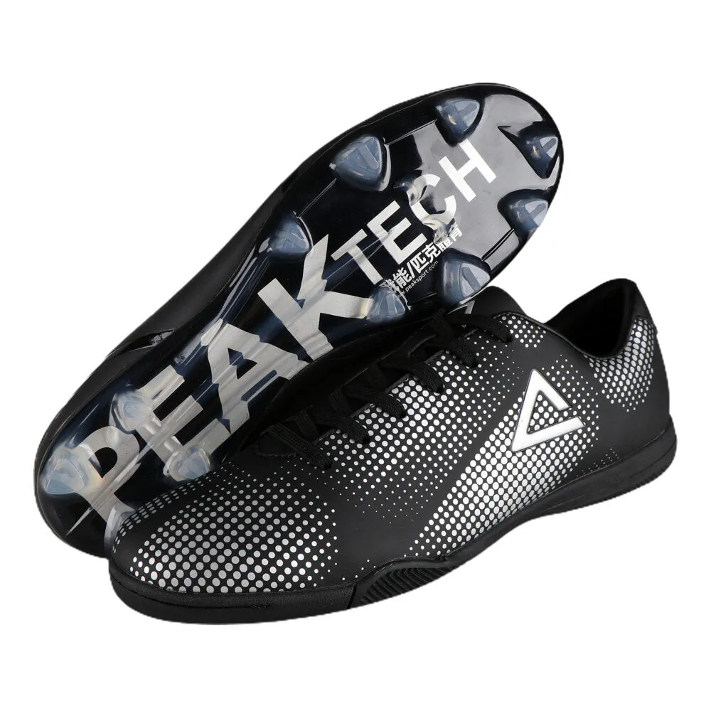 PEAK Men Soccer Shoes Turf Profession Cleats Breathable Training Football Shoes EW1107F