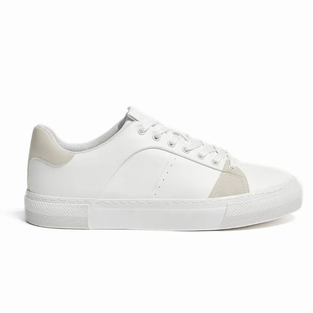 Pull & Bear Basic With Details Sneakers 2202240-WHT