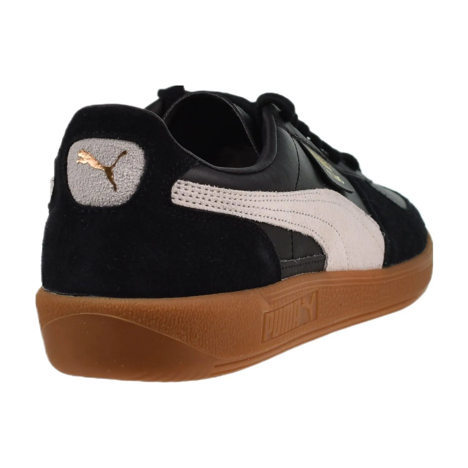 Puma Men's Palermo Leather Shoes - Black Feather / Grey Gum