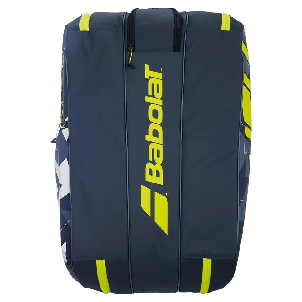 Pure Aero RHx12 Tennis Bag Grey and Yellow